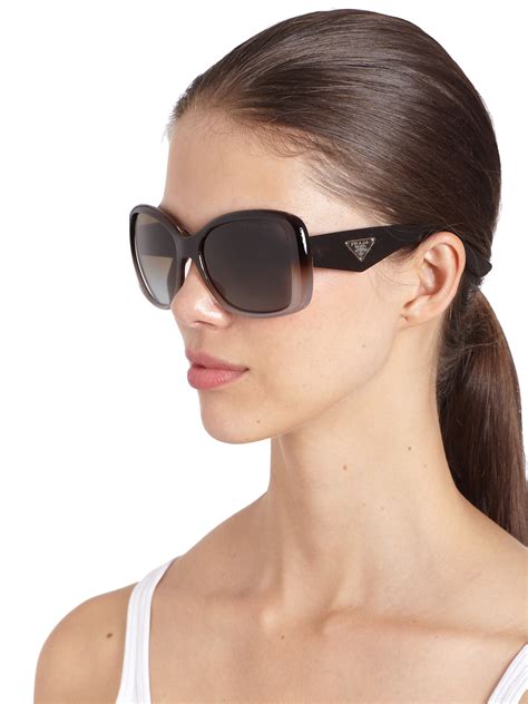 prada sunglasses girl|prada oversized sunglasses women.